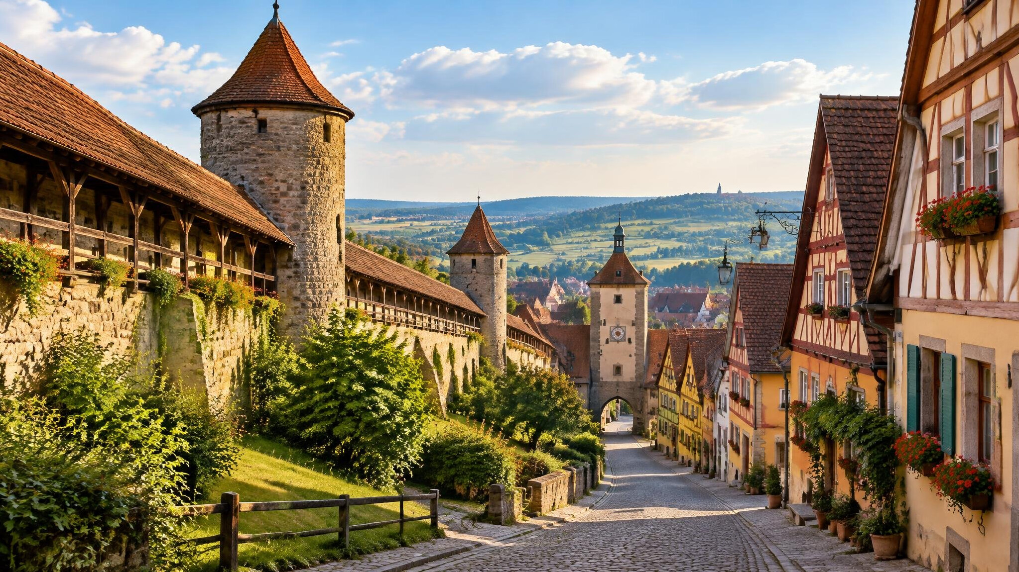 rothenburg ob der tauber medieval walls