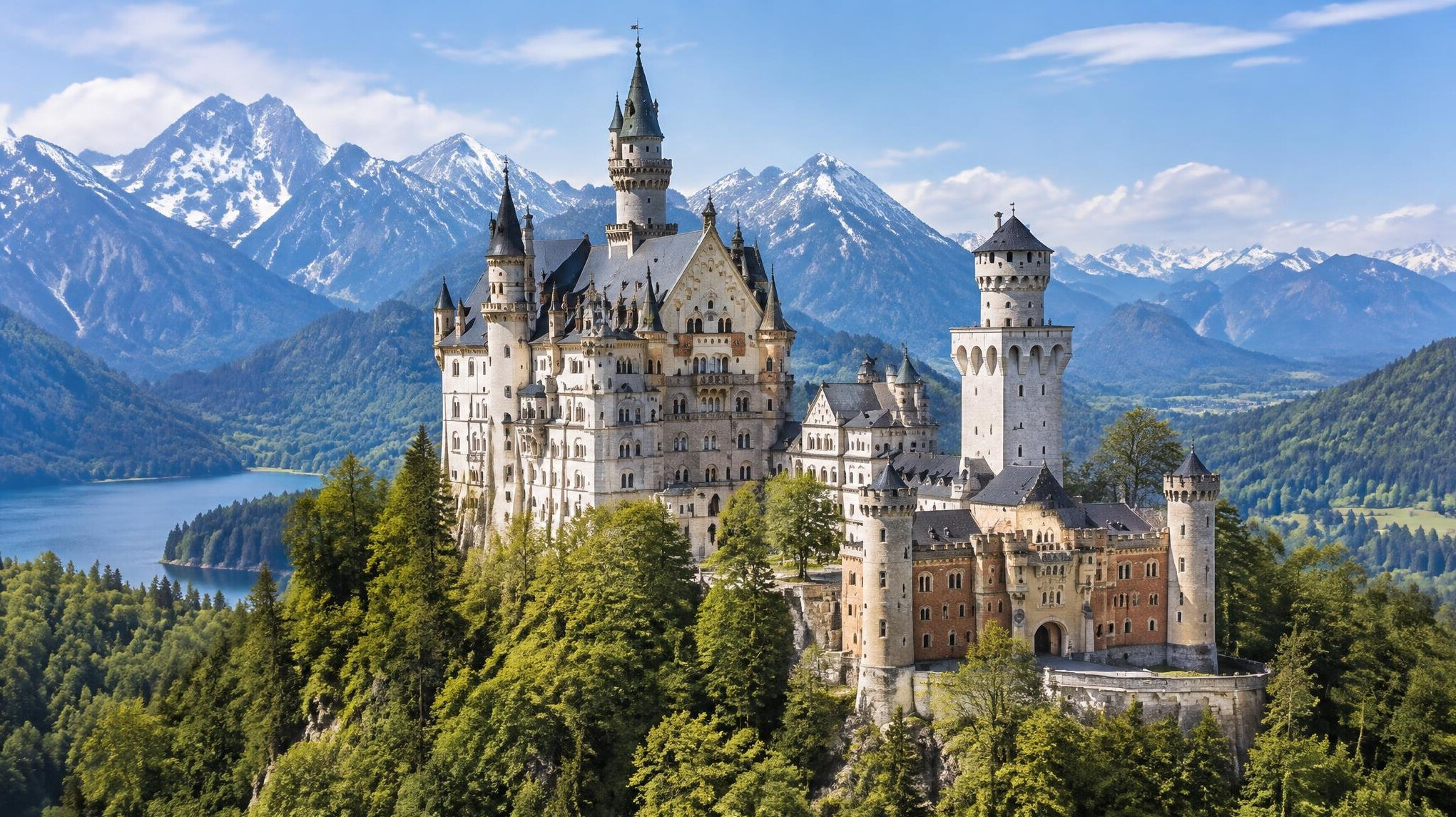 neuschwanstein castle exterior