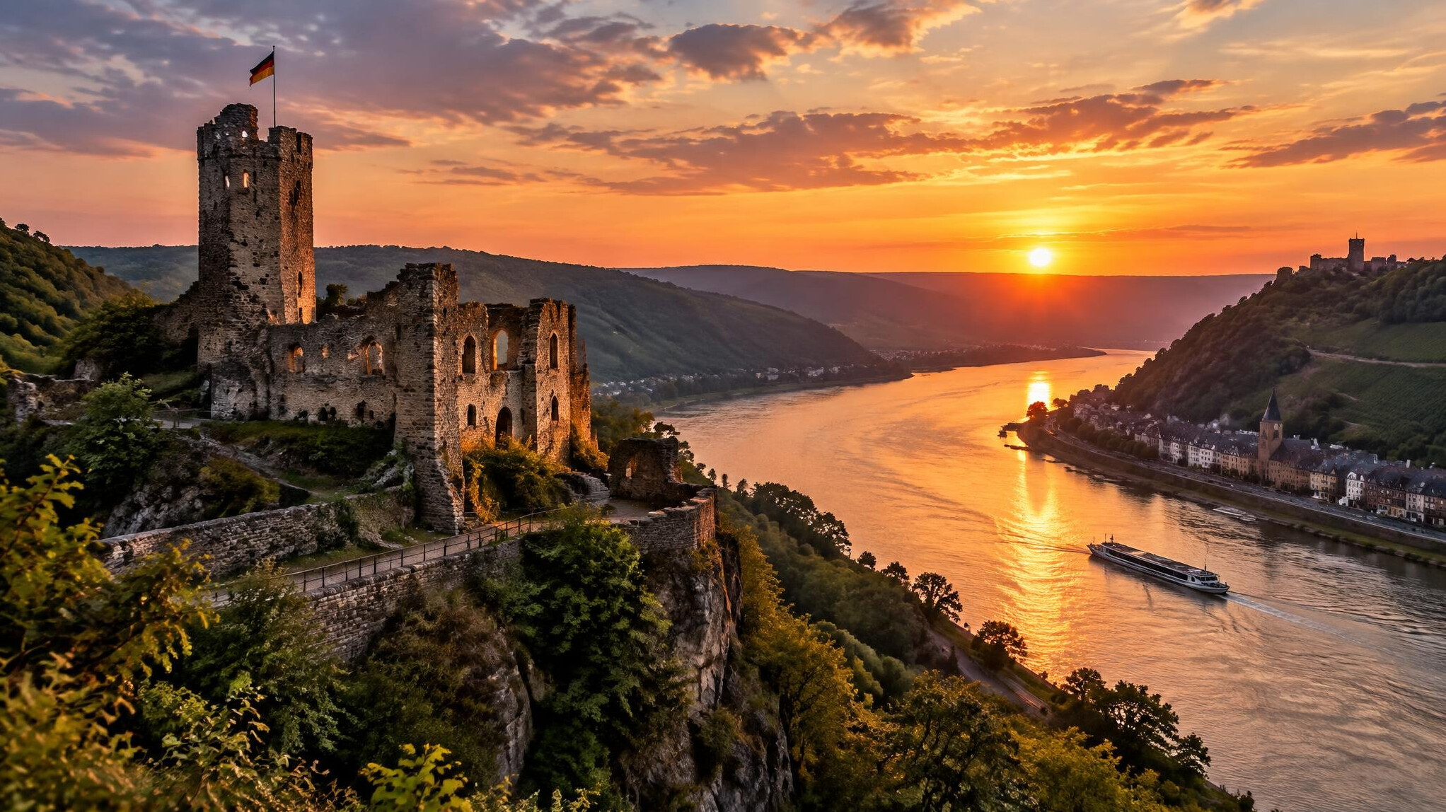 german castle ruins